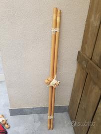 bastoni tenda in legno