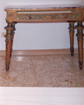 scrivania/consolle 800' con marmo