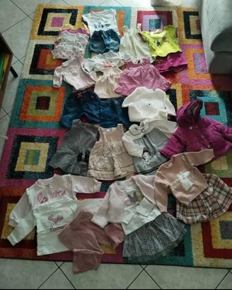 Lotto vestiti bimba