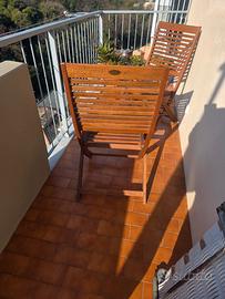 Sedie legno x esterno