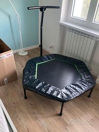 Trampolino elastico fitness regolabile in altezza