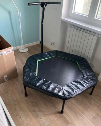 Trampolino elastico fitness regolabile in altezza