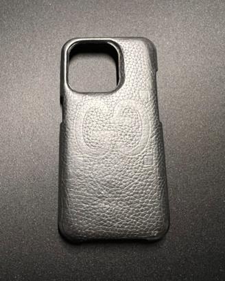 Cover Gucci per iphone 15 pro in pelle