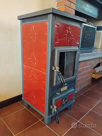 stufa a legna in ceramica