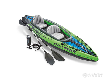Kayak gonfiabile Intex Challenger K2 (come Nuovo)