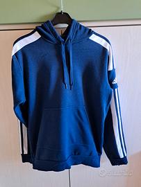 Adidas Felpa con cappuccio blu navy