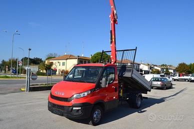 IVECO Daily 35C13 2.3 RIBALTABILE CON GRU HC38 A