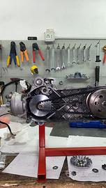 Preparazione blocchi/scooter/moto