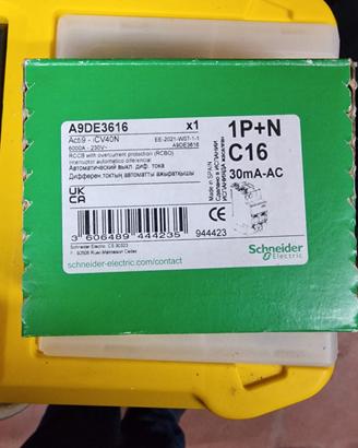 Magnetotermico differenziale Schneider 16A 30mA