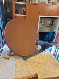 PARABOLA 80CM CON ILLUMINATORE DUAL FEED 