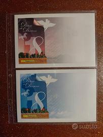 coppia francobolli diciottenni rosa+azzurro 2006