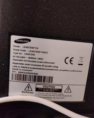 TV Samsung 40 pollici 