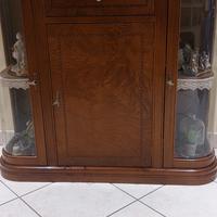 Mobile basso legno con vetrine