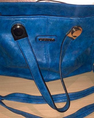 Borsa a spalla/tracolla CHARRO – Blu Avio 