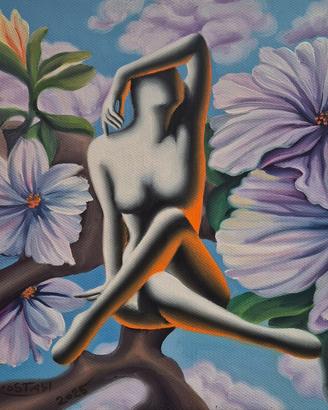 quadro mark kostabi 