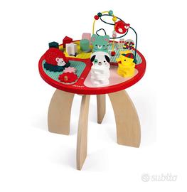 Janod Tavolino Bambini Gioco Design Legno