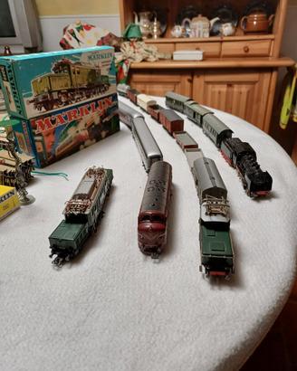 trenini elettrici Marklin anni 60-70 quasi nuovi
