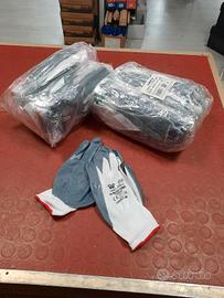 GUANTI da lavoro grigi NBR 24 paia (2 x 12)