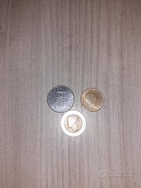 3 monete vecchia lira storiche 
