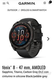 SMARTWATCH GARMIN fēnix® 8 - 47 mm, AMOLED