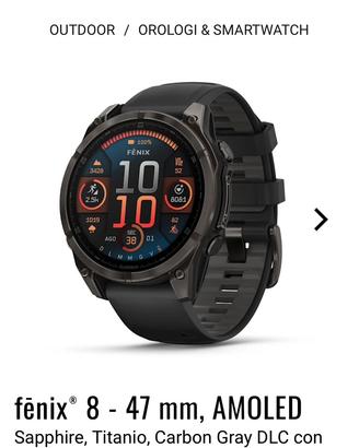 SMARTWATCH GARMIN fēnix® 8 - 47 mm, AMOLED