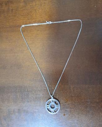 collana con ciondolo Atlas in argento TIFFANY