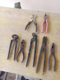 pinze tenaglie taglia lamiera vintage