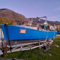 Barca da riporto in vetroresina