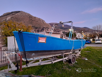 Barca da riporto in vetroresina