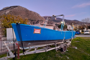 Barca da riporto in vetroresina