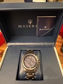 Orologio uomo cronografo Maserati grigio antracite