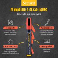 Pennarelli Gesso liquido Rosso Bundle  2 pezzi