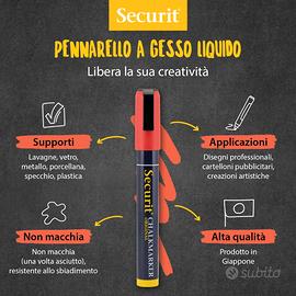 Pennarelli Gesso liquido Rosso Bundle  2 pezzi