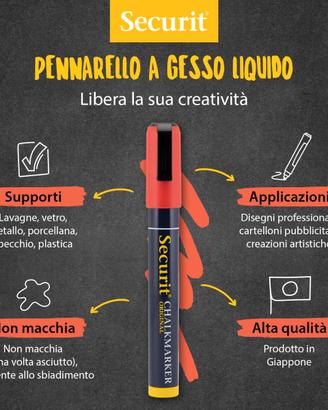 Pennarelli Gesso liquido Rosso Bundle  2 pezzi