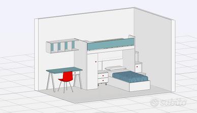 camera nidi/novamobili completa 