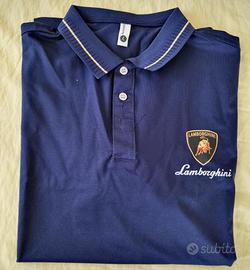 Polo Lamborghini blu, nuova, da 90 a 39 euro