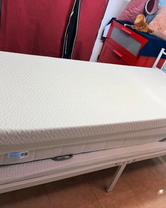 Struttura letto + materasso+topper