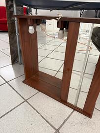 Specchiera mobiletto da bagno con luci