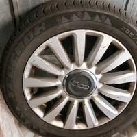 CERCHI IN LEGA FIAT 500 L con PNEUMATICI M+S nuovi