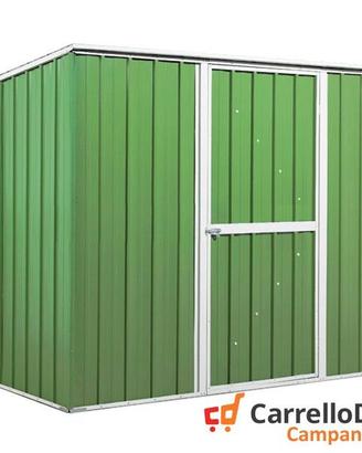 Casetta box giardino Acciaio 260x185 verde chiaro