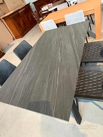 NUOVO TAVOLO 160x90 ALL.240, PIANO PIETRA SINTERIZ