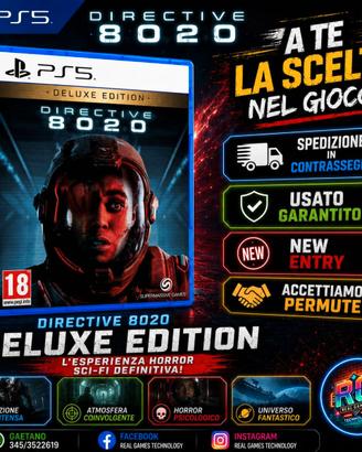 DIRECTIVE 8020 DELUXE EDITION PS5 USATO GARANTITO