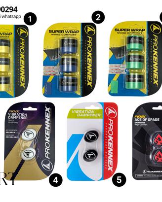 OVERGRIP ANTIVIBRANTI PROKENNEX Manico Tennis Grip
