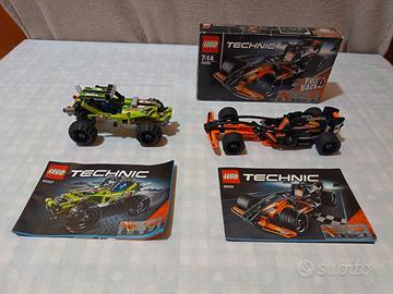 Lego Technic 42026+42027-F1+Bolide-> 3in1 PullBack