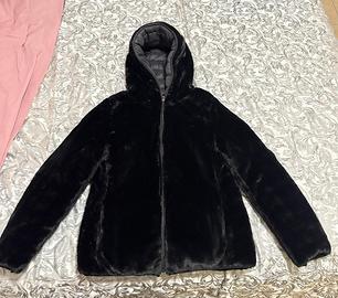 Giubbotto piumino double face donna