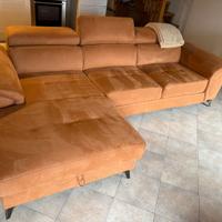 Divano letto "Federici" con penisola