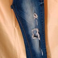 jeans donna blù strappati MIS XS calliope basic 