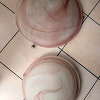 Plafoniera coppia rosato