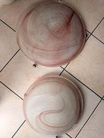 Plafoniera coppia rosato
