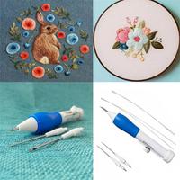 Set Ago Magico Ricamo Punchneedle Punto spugna
